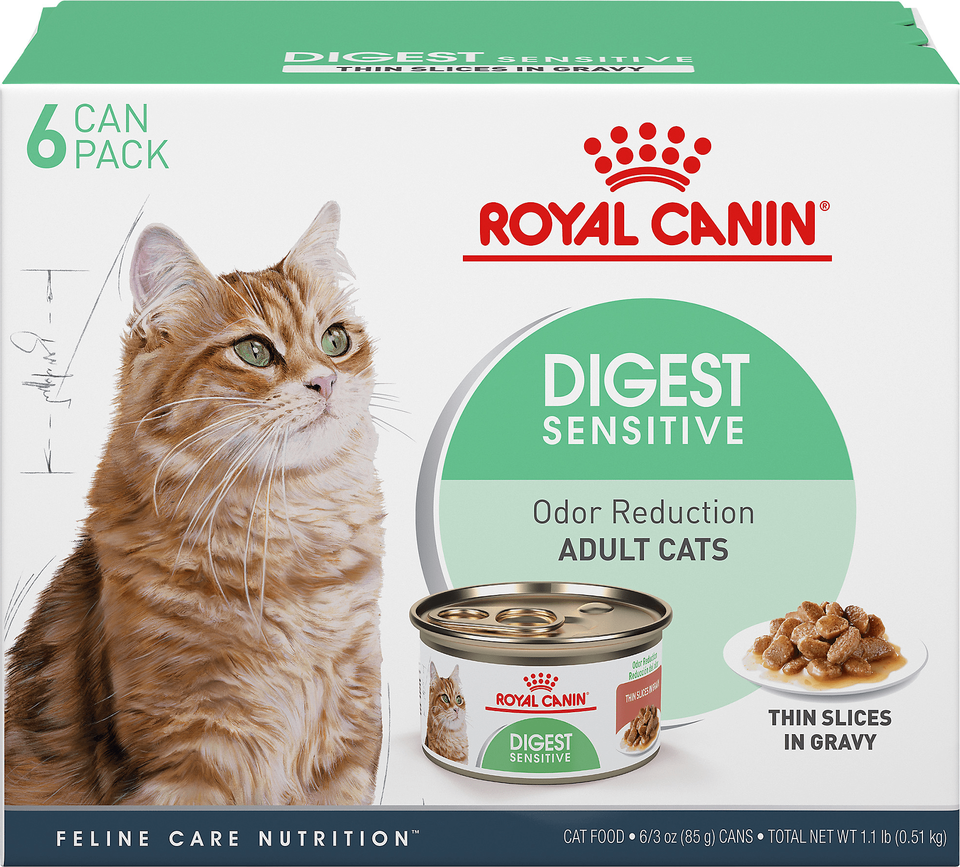 Royal canin digest sensitive canned cat food on sale